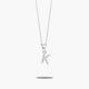 Collar de plata 1ª ley circonitas K SAY MY NAME
