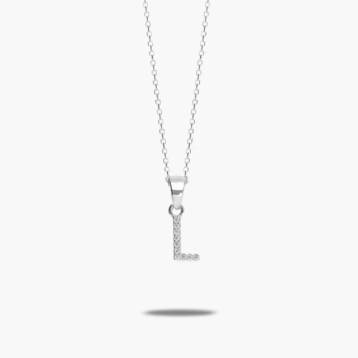 Collar de plata 1ª ley circonitas L SAY MY NAME