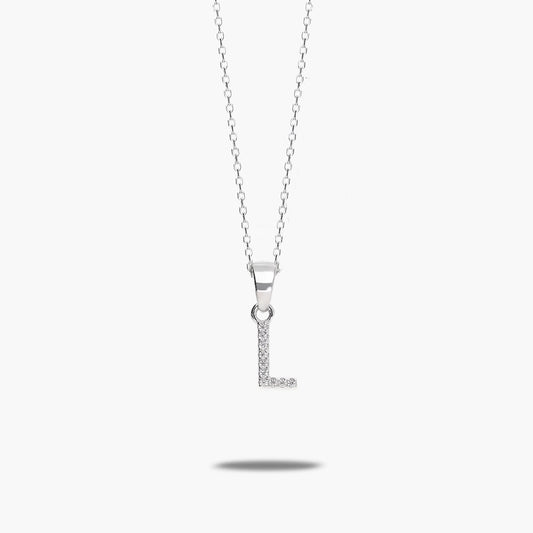 Collar de plata 1ª ley circonitas L SAY MY NAME