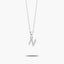 Collar de plata 1ª ley circonitas N SAY MY NAME