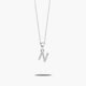 Collar de plata 1ª ley circonitas N SAY MY NAME