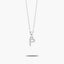 Collar de plata 1ª ley circonitas P SAY MY NAME