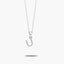 Collar de plata 1ª ley circonitas U SAY MY NAME