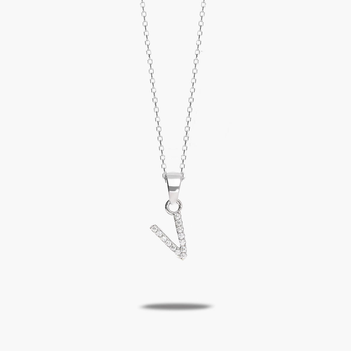 Collar de plata 1ª ley circonitas V SAY MY NAME