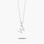 Collar de plata 1ª ley circonitas W SAY MY NAME