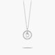 Collar de plata 1ª ley circonitas D ALPHABET SILVER