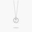 Collar de plata 1ª ley circonitas J ALPHABET SILVER