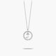 Collar de plata 1ª ley circonitas J ALPHABET SILVER