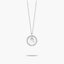 Collar de plata 1ª ley circonitas N ALPHABET SILVER