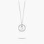 Collar de plata 1ª ley circonitas S ALPHABET SILVER
