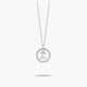 Collar de plata 1ª ley circonitas Z ALPHABET SILVER
