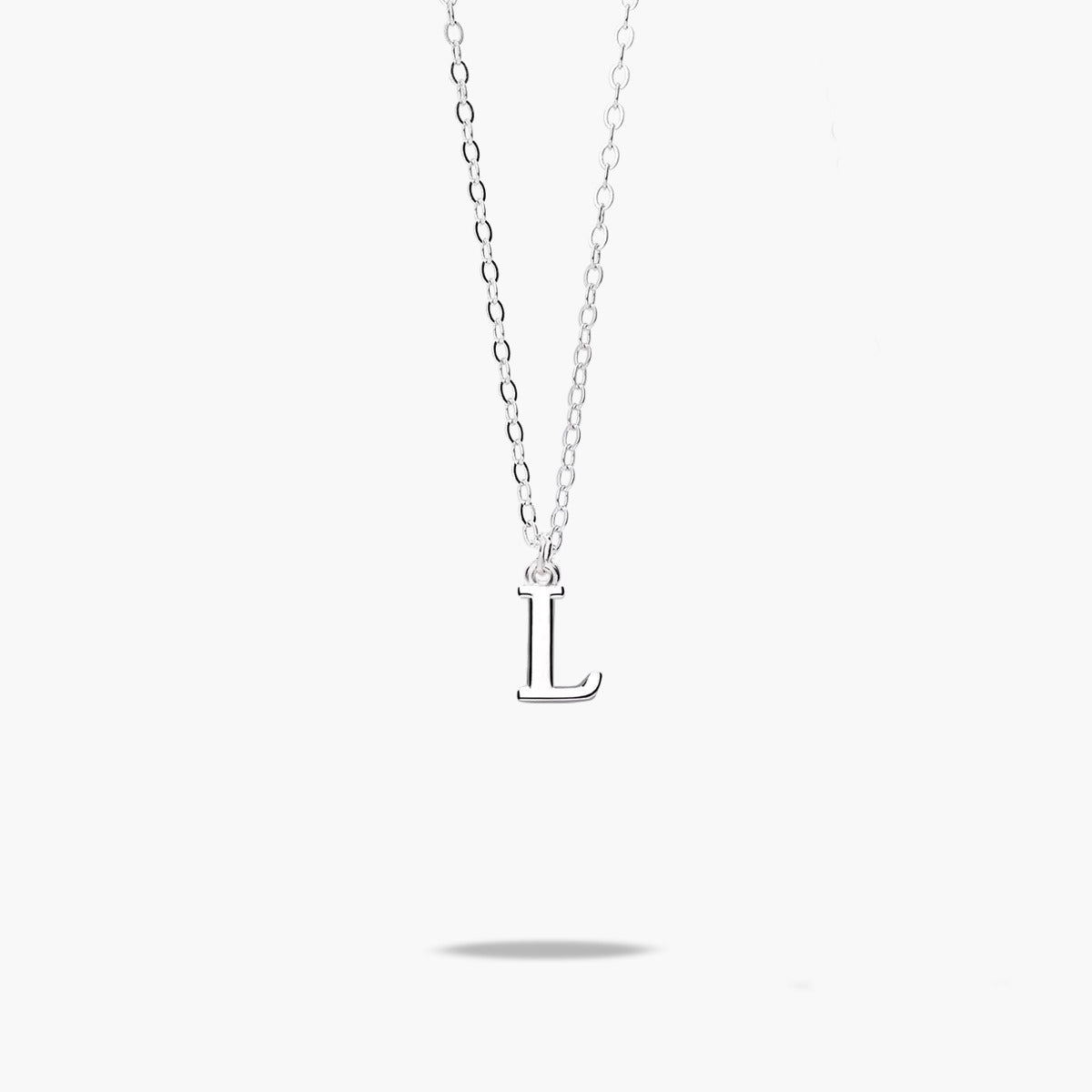 Collar de plata 1ª ley L MY ABC