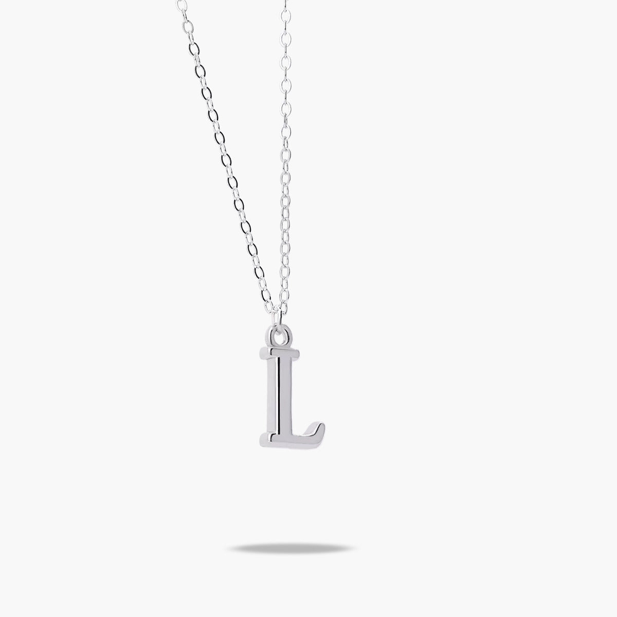 Collar de plata 1ª ley L MY ABC