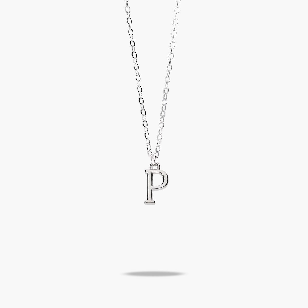 Collar de plata 1ª ley P MY ABC