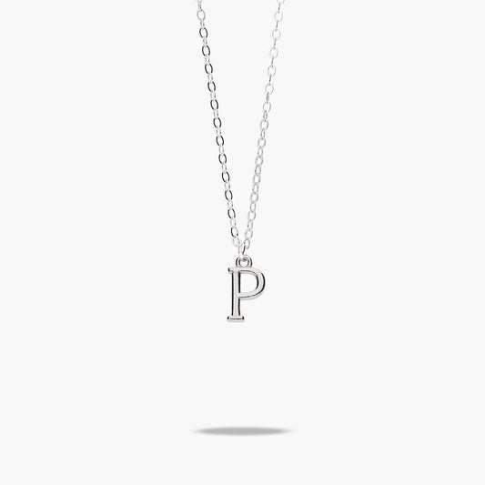 Collar de plata 1ª ley P MY ABC