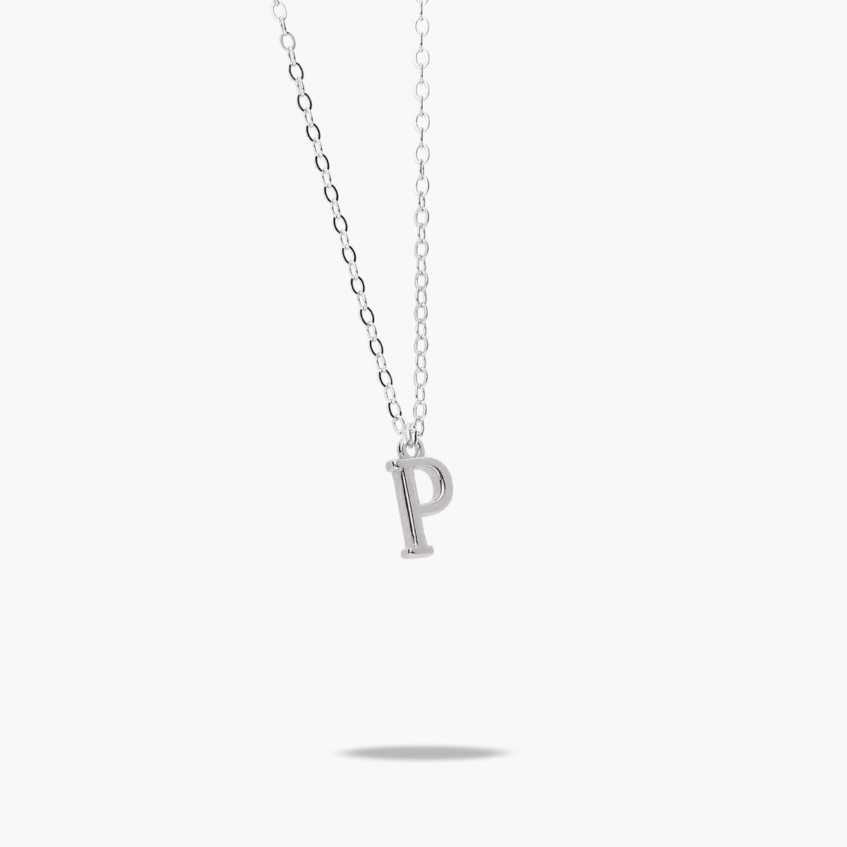 Collar de plata 1ª ley P MY ABC