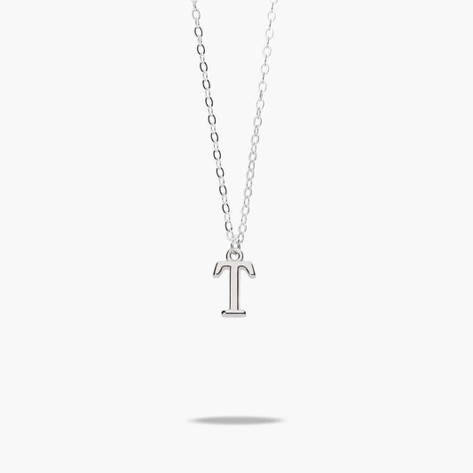 Collar de plata 1ª ley T MY ABC
