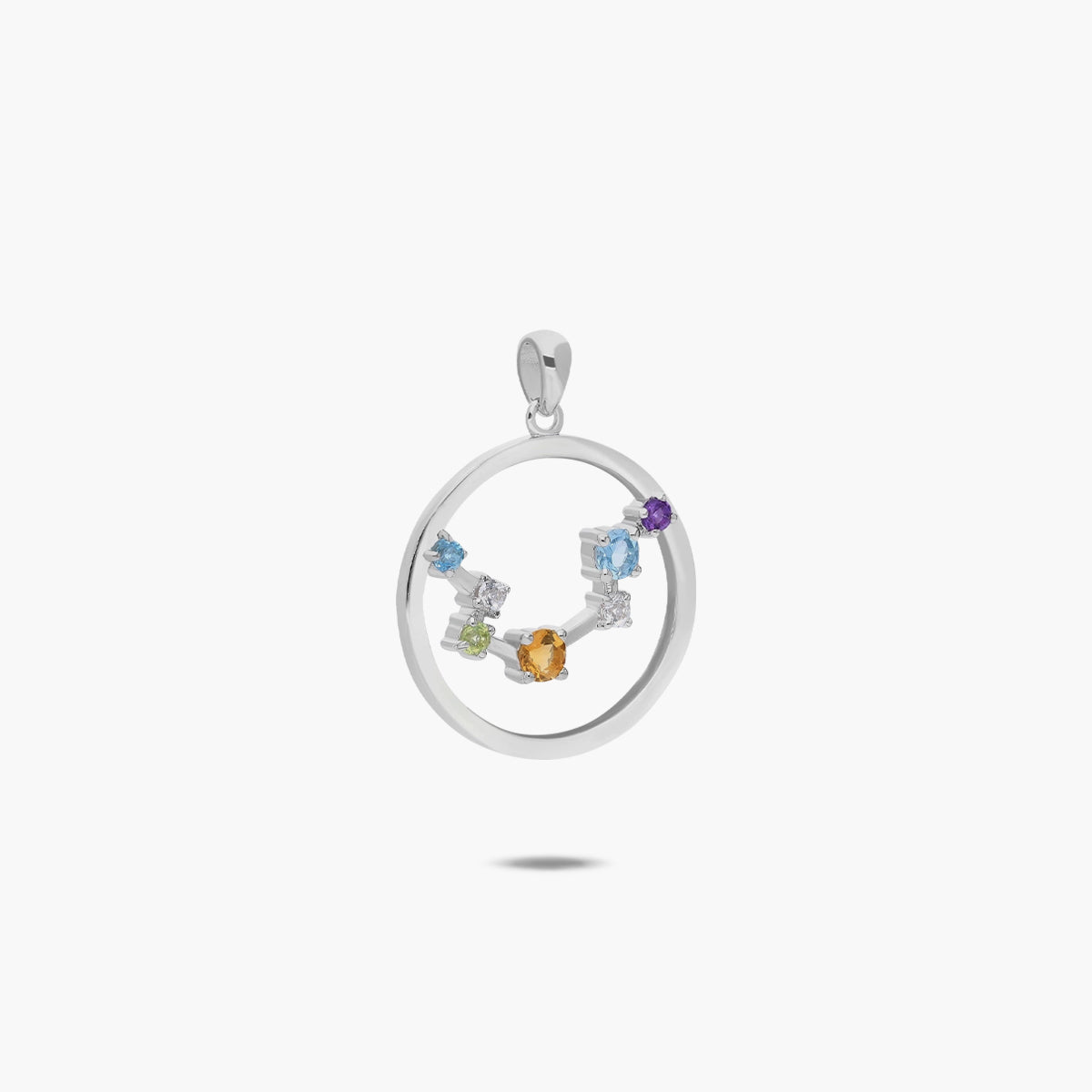 Colgante plata primera ley Acuario GLIMMERS