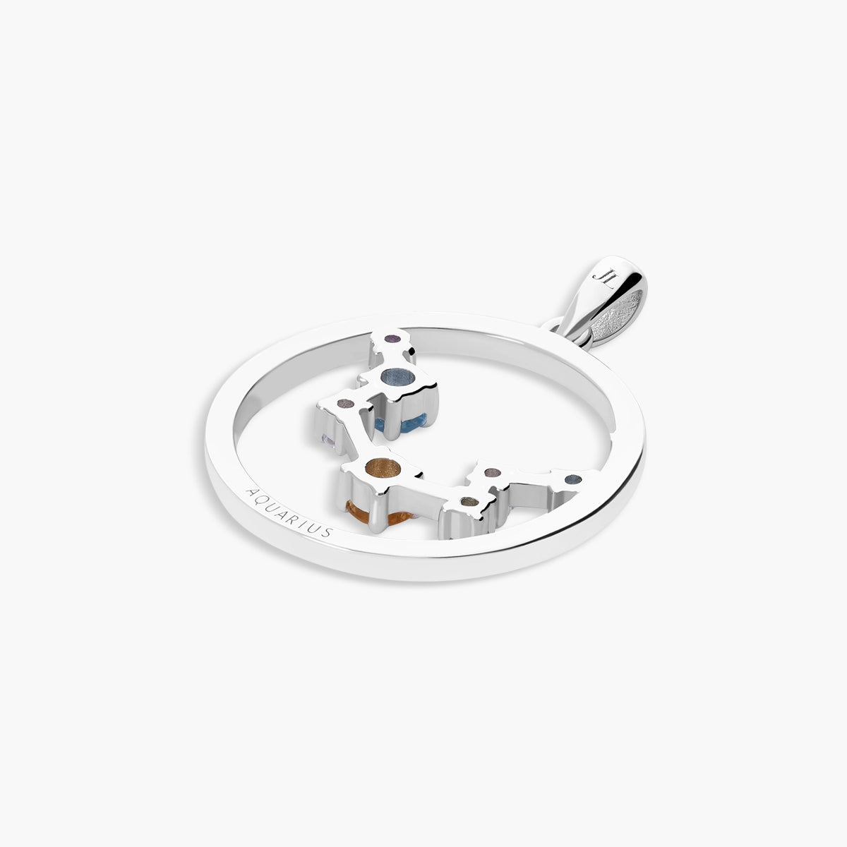 Colgante plata primera ley Acuario GLIMMERS
