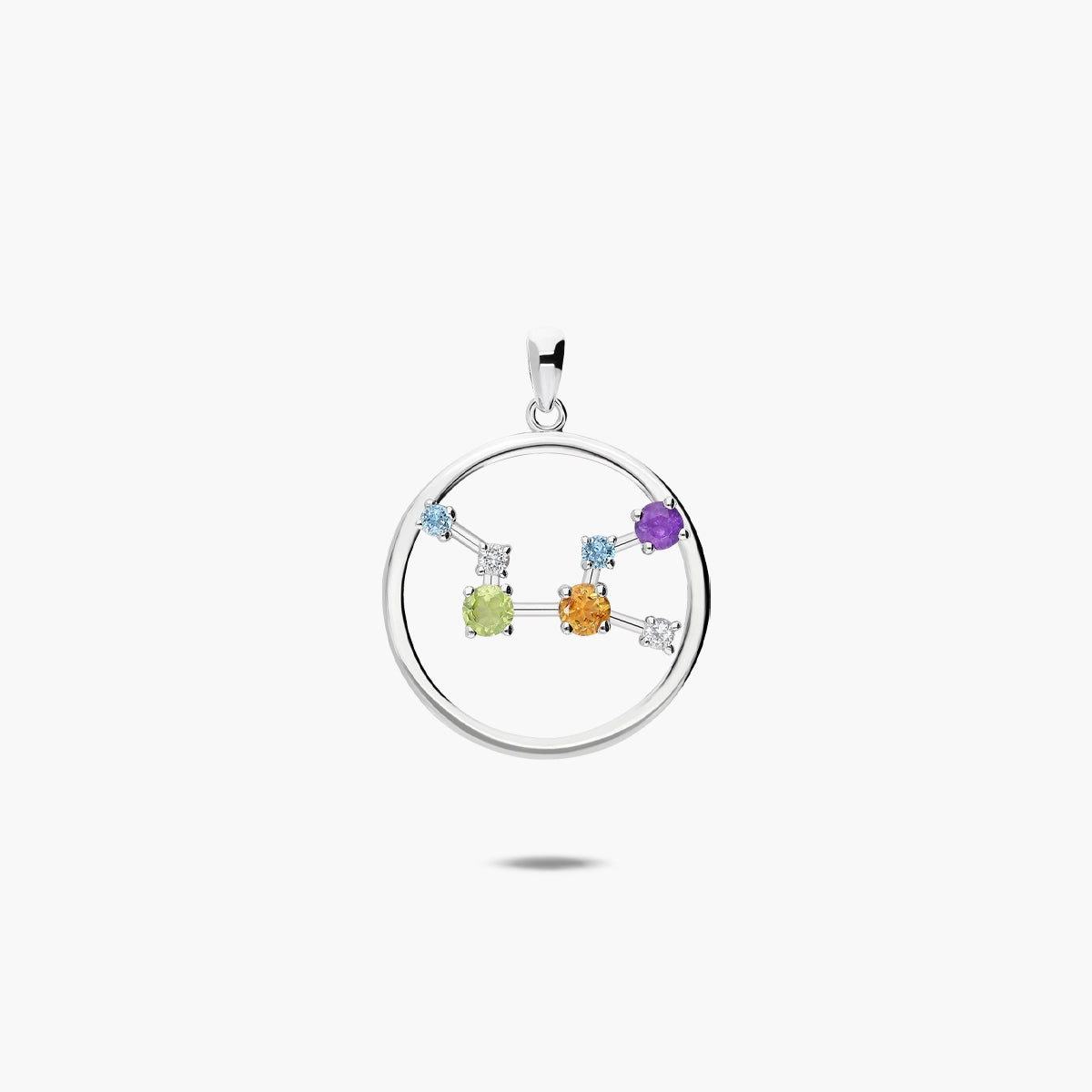 Colgante plata primera ley Virgo GLIMMERS