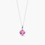 Collar de plata 1ª ley topacio rosa 10 mm PRISM