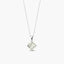 Collar de plata 1ª ley amatista verde 10 mm PRISM