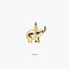Colgante elefante de oro 18K 17 mm