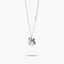 Collar unicornio de plata 1ª ley circonitas 10 mm
