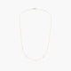 Gargantilla estrellas de oro 18K diamante natural 0.05 ct 42-45 cm