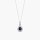 Collar diamante natural 0.08 ct. oro 18 quilates