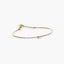 Pulsera rígida de oro 18K diamante natural 0.09 ct. 55x50 mm