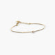 Pulsera rígida de oro 18K diamante natural 0.09 ct. 55x50 mm