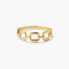 Anillo de oro 18K diamante natural 0.018 ct.