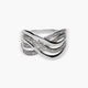 Anillo diamante natural 0.03 ct. oro 18 quilates