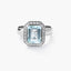 Anillo de oro blanco 18K diamante natural 0.144 ct. PALACE