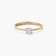 Anillo de oro 18K diamante natural 0.18 ct. COMET