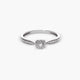 Anillo diamante natural 0.10 ct. oro 18 quilates