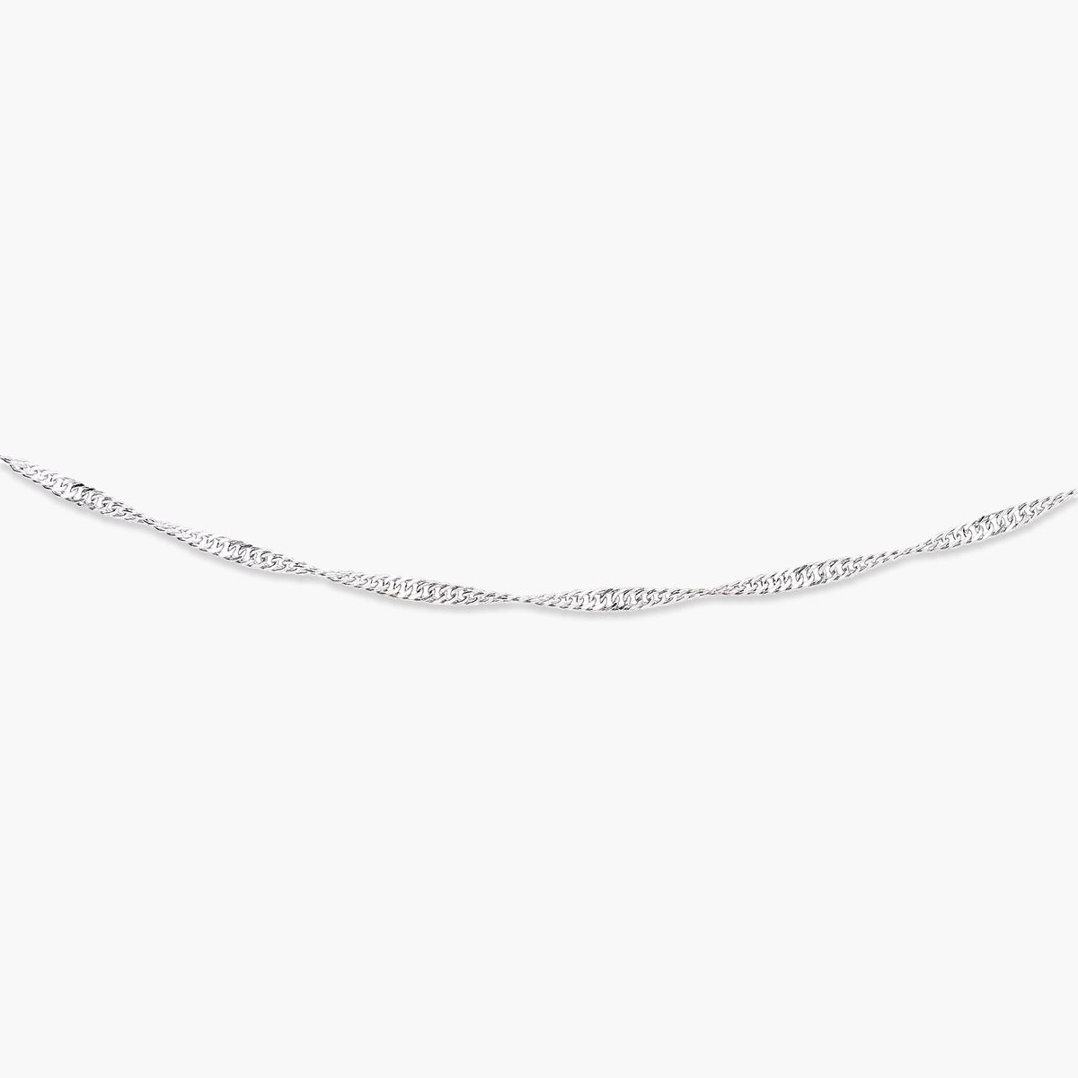 Cadena de plata 1ª ley 40 cm