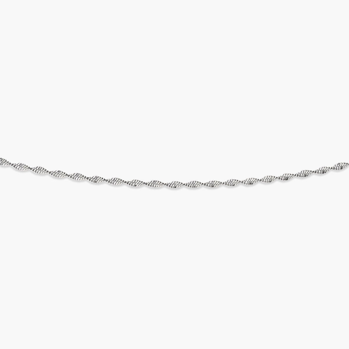 Cadena de plata 1ª ley 40 cm