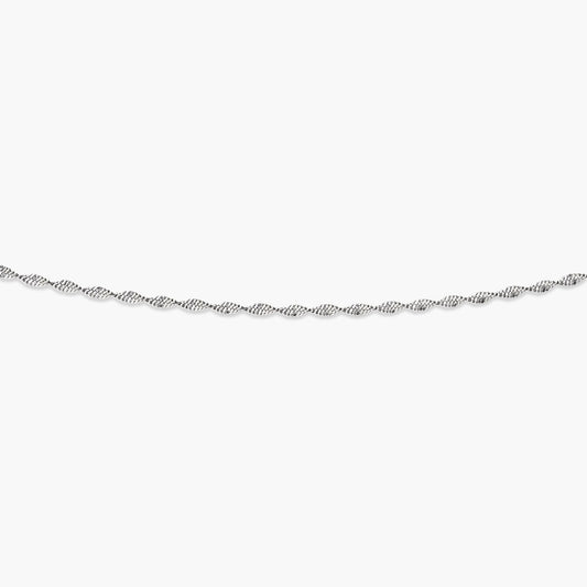 Cadena de plata 1ª ley 40 cm