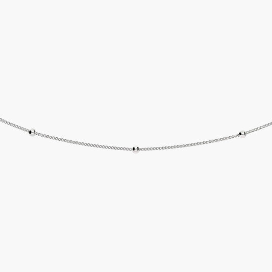 Cadena de plata 1ª ley 45 cm