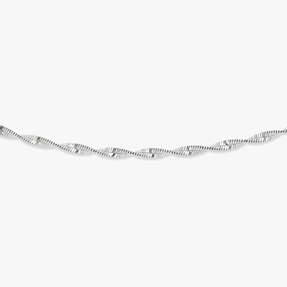 Cadena de plata 1ª ley 45 cm