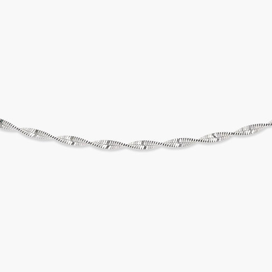 Cadena de plata 1ª ley 45 cm