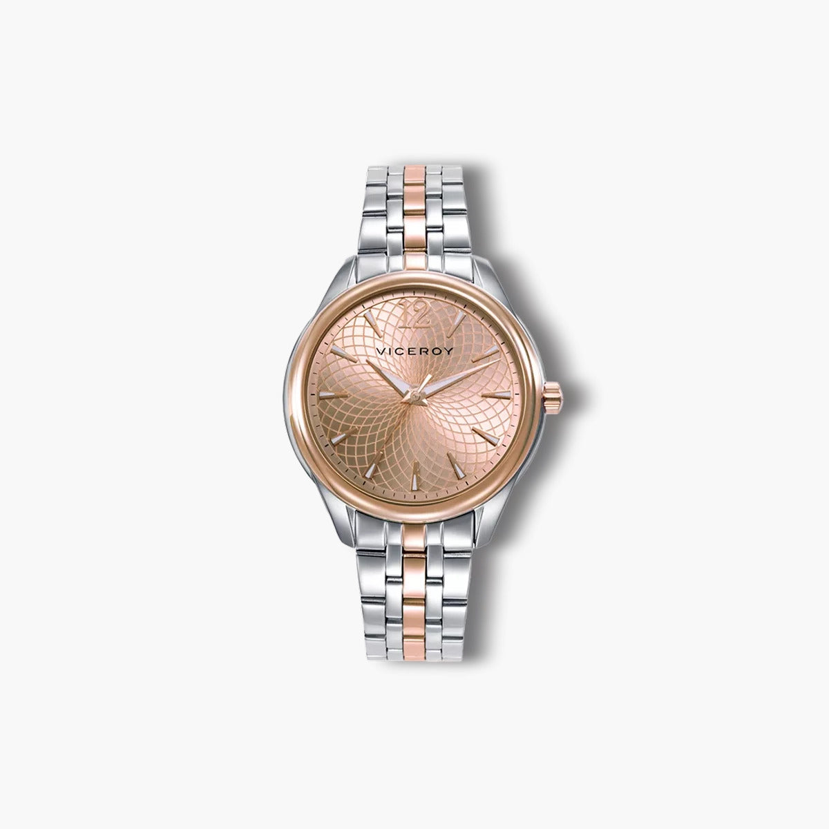 Reloj Viceroy Chic 401234-75 acero bicolor esfera rosa