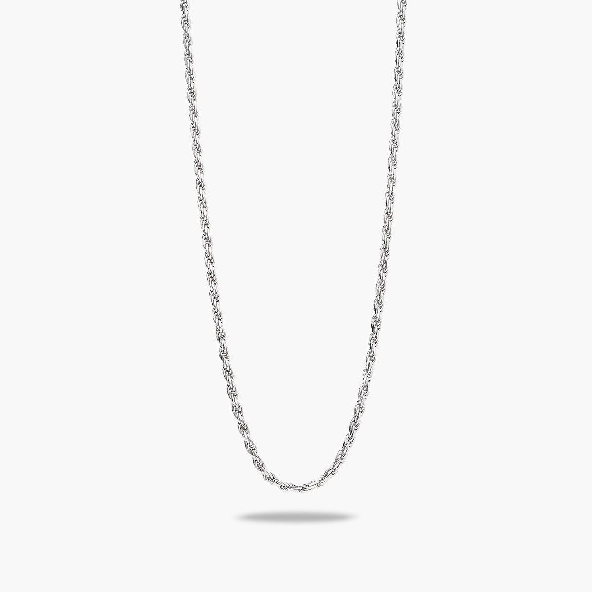 Gargantilla de plata 1ª ley 45 cm cordón