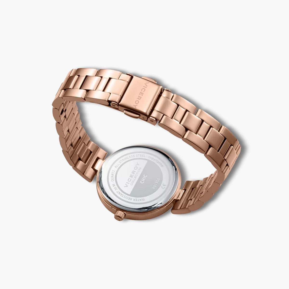 Reloj Viceroy Chic 401300-77 acero rosa esfera rosa