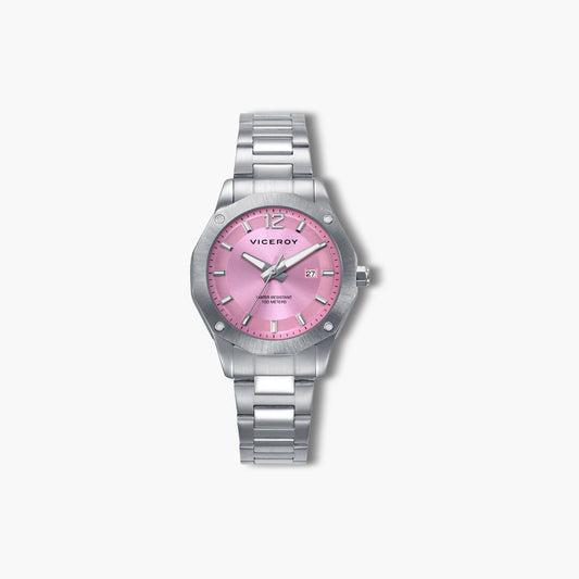 Reloj Viceroy Chic 401302-75 acero esfera rosa