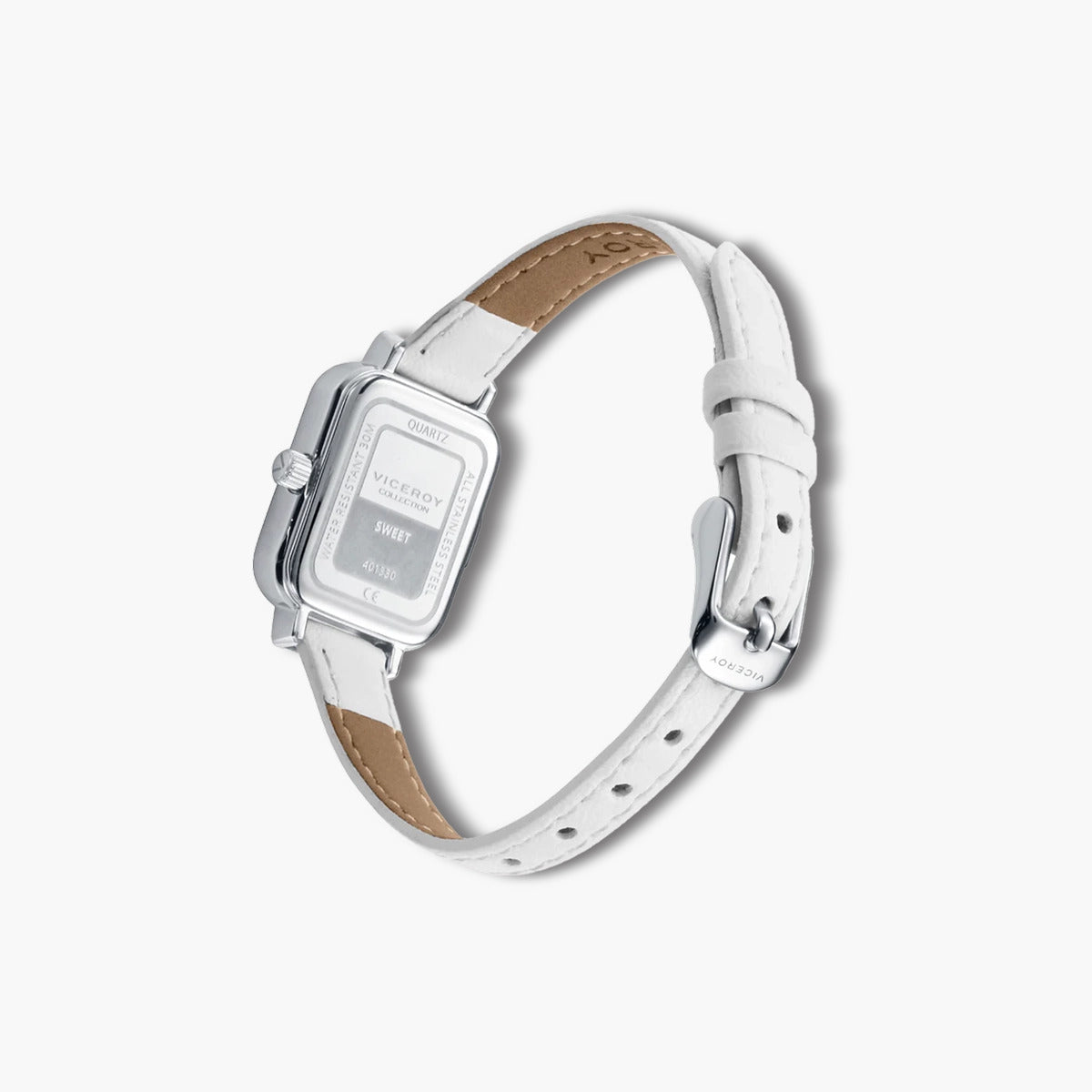 Reloj Viceroy Sweet 401330-75 infantil blanco esfera rosa