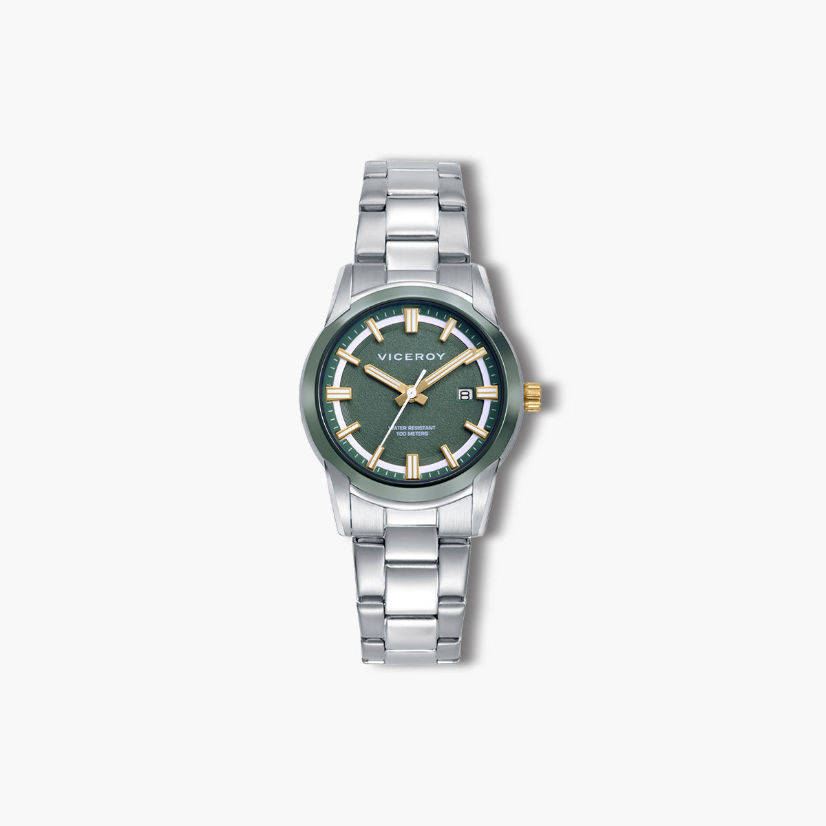 Reloj Viceroy Nexus 401348-67 acero bicolor esfera verde