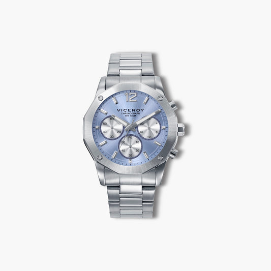 Reloj Viceroy Magnum 401447-35 cronógrafo acero esfera azul